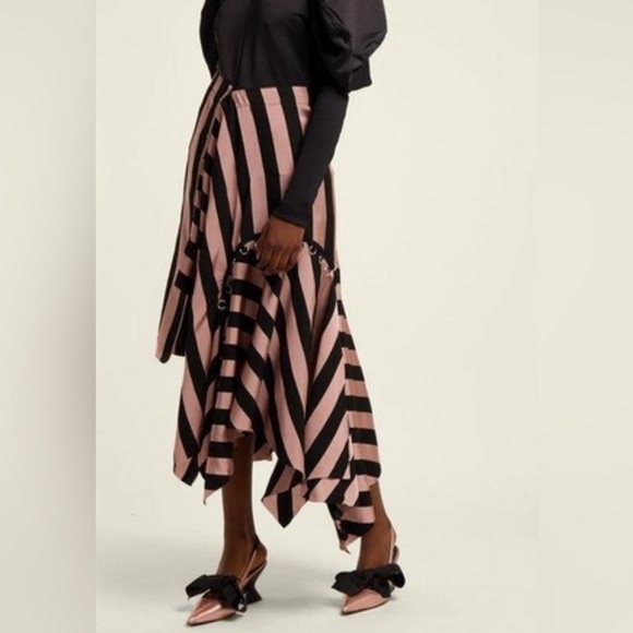 NWT - Marques’ Almeida Loop Asymmetric Draped Skirt - Made in Portugal - Size 6 - Picture 2 of 11